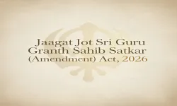 Jaagat Jot Sri Guru Granth Sahib Satkar (Amendment) Act, 2026