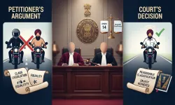 Helmet Exemption to Sikhs -- Challenge Under Article 14 -- Exemption held a reasonable classification, not violative of equality