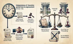  Partition Decree -- Engrossment on Stamp Paper -- Limitation for execution runs independent of engrossment