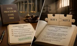 Composite Appeal -- Common Judgment in Two Consolidated Suits by Same Plaintiff -- Composite appeal challenging common judgment maintainable without separate memoranda